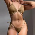 thumbnail image 2 of Sngxgn Women Swimsuit Tummy Control Bathing Suits(Khaki,L), 2 of 5