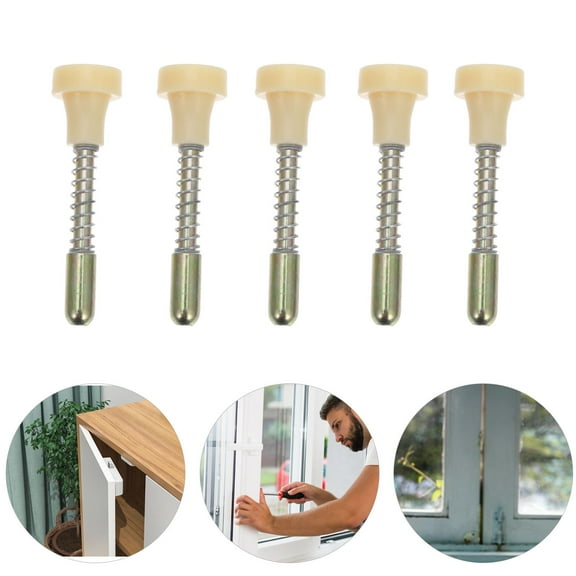 NICEXMAS 10Pcs Spring Loaded Window Screen Plunger Latches Metal Pins for Daily Use