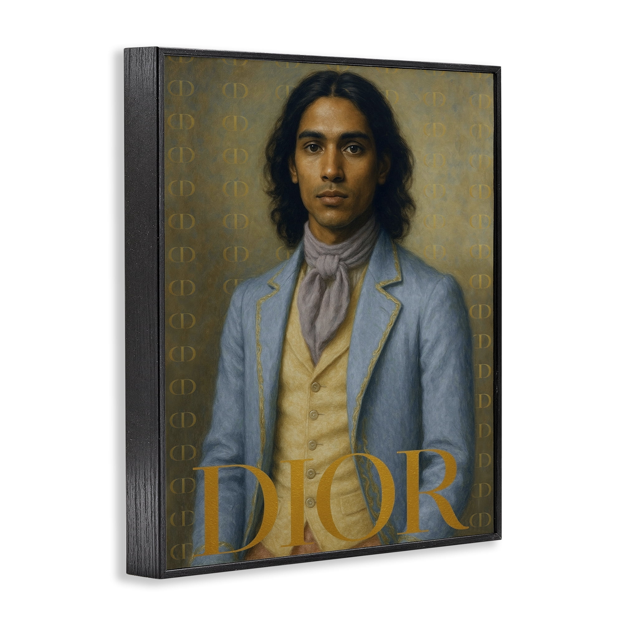 Stupell Industries Iconic Gentleman Fashion Black Framed Giclee Art, design by Grotto Studios