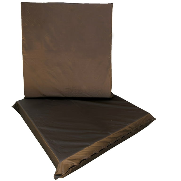 Waterproof QQbed 2 Pack 24 X22 X4 Deep Seat Patio Chair Cushions Outdoor Furniture Memory Foam Replacement Walmart