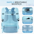 thumbnail image 2 of Maelstrom - Mochila de viaje para mujeres y hombres, mochila de 35 l para portátil de 17 pulgadas, mochila impermeable para aviones con bolsa cruzada desmontable y compartimento para zapato, 2 of 9