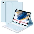 thumbnail image 1 of Étui de Tablette Détachable, Léger, portable, support stable, Équipé de Clavier Bluetooth/emplacement pour Stylo, Adapté pour Samsung Galaxy Tab A9 / A9 Plus, 1 of 8
