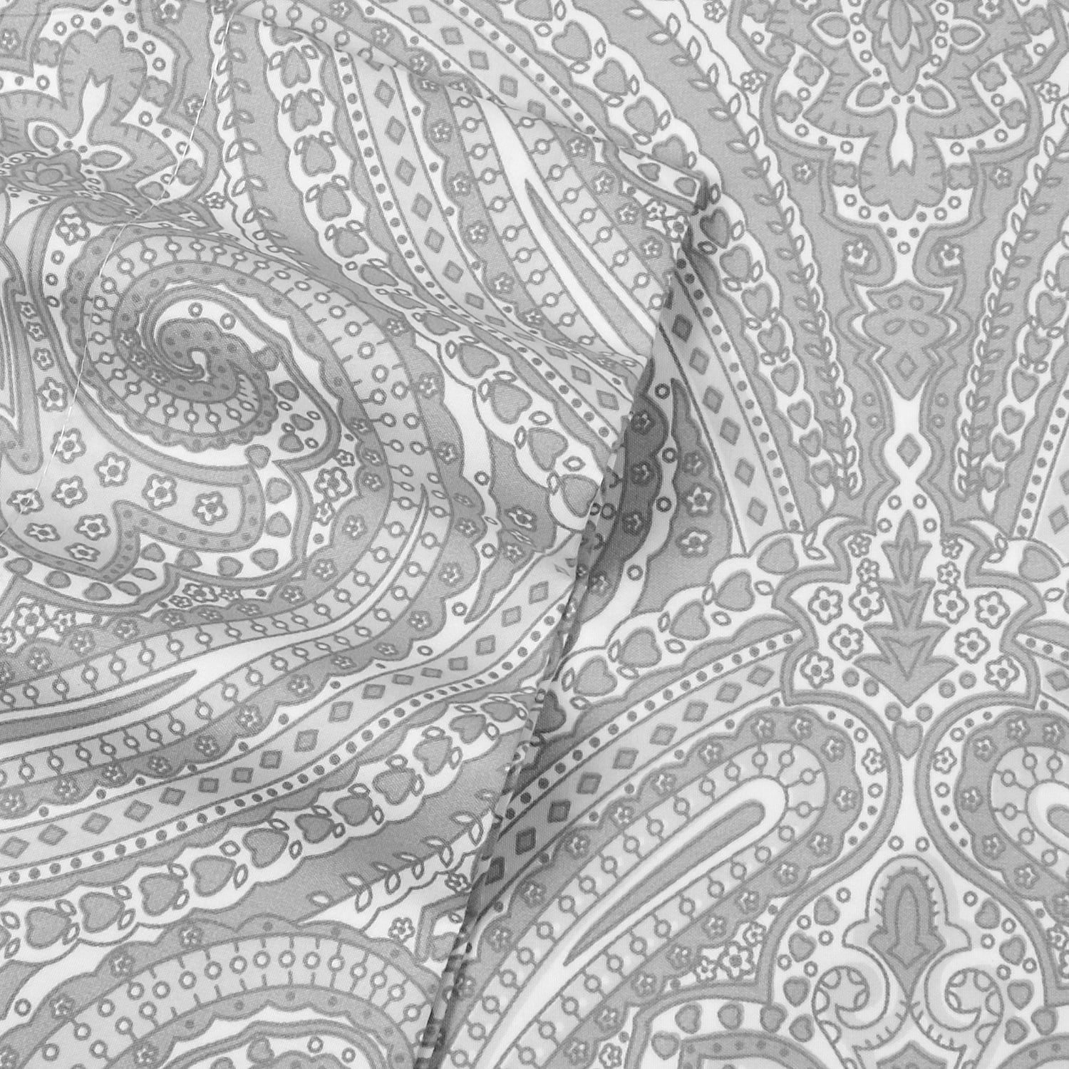Sweet Home Collection 1800 Count Paisley Print Microfiber Sheet Set