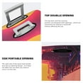 thumbnail image 3 of Fotbe Neon Sunset Cyberpunk Cityscape Funda Protectora para Equipaje, Antirrayones y Resistente a la Suciedad, Compatible con Maletas de 18 a 32 Pulgadas-X-Large, 3 of 7