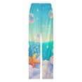 thumbnail image 4 of Magical Seashell And Starfish-2 Pajama Pants Comfortable Elastic Waist Pajamas Fashion Sleepwear Bottoms Plus Size Homewear, 4 of 6