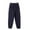 Navy, variant on CYRBOKO Boys Jogger Sweatpants, Stretchy Drawstring Cotton Casual Elastic Waist Kids Pants Army Green Size 10-11 T