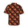 thumbnail image 3 of Balery Cute Squirrel Print Men's Hawaiian Shirts Short Sleeve Beach Shirt Relaxed Fit Vacation Button Down Shirts-X-Large, 3 of 9