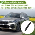 thumbnail image 3 of Cubierta de tirador de manija de puerta del lado del conductor delantero y del lado del pasajero trasero izquierdo para BMW E70 X5 2008-2013 No.51416969402 Negro ABS 1 Pc, 3 of 6