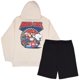 thumbnail image 2 of Nintendo Super Mario Bros Conjunto Corto y Sudadera con Capucha Gráfica para Niños - Paquete de 2 Sudaderas con Capucha y Shorts de Mario Kart para Niños (Talla 8-12), 2 of 15