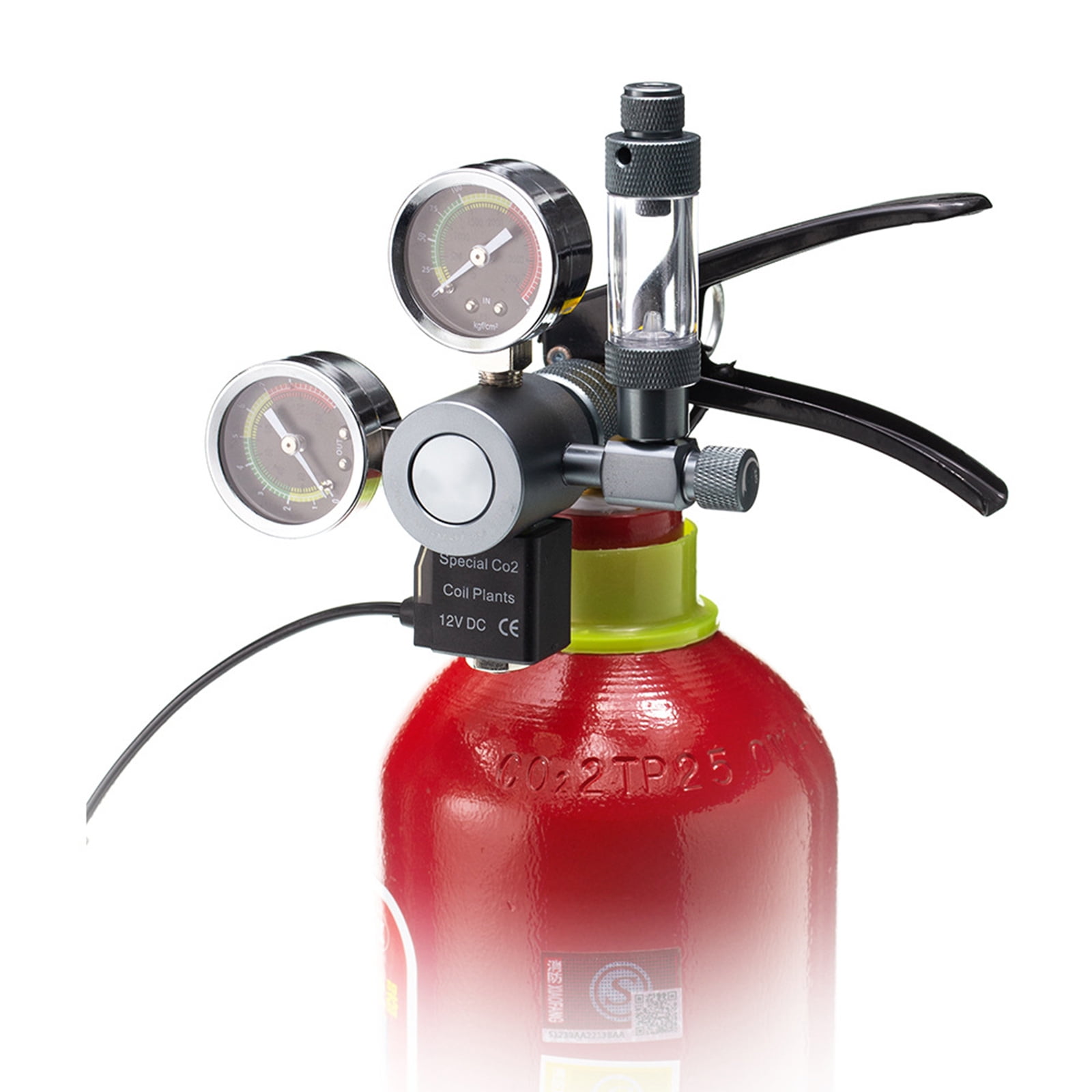 CO2 Regulator With Precise Gauges And Aluminum Construction