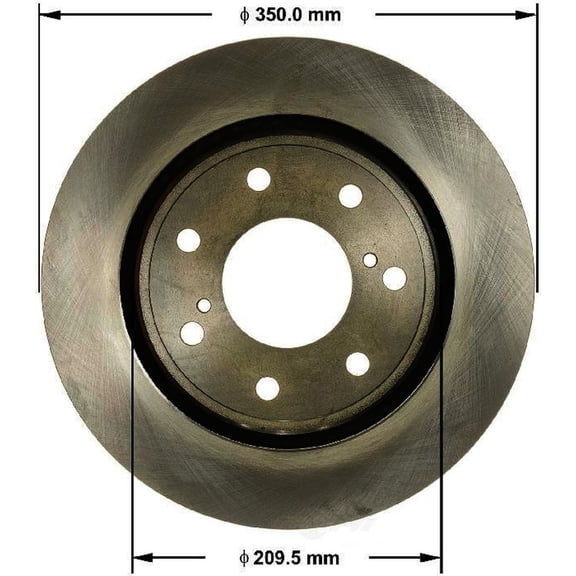 BENDIX PRT6053 Bendix Brake Rotor Fits select: 2010-2014 FORD F150