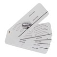 thumbnail image 4 of Libro de ejercicios para tatuajes de cejas Ticfox 10 piezas reutilizable práctica Microblading, 4 of 12