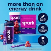 AdvoCare Spark Energy Drink Mix – Vitamin & Amino Acid Powder Supplement, Grape Flavor, 14 Stick Packs