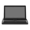 thumbnail image 2 of 2x Conjunto de Cámara de Respaldo de Monitor de Trasera Plegable de 4,3 Pulgadas, Soporte de Salpicadero de Pantalla LCD, Relación de shamjiam Cámara de visión trasera de respaldo, 2 of 9