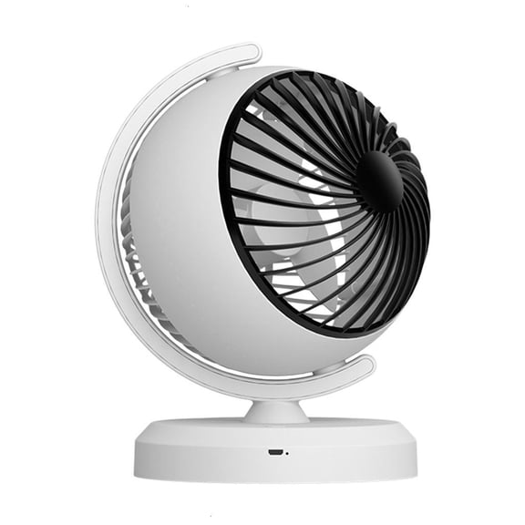 ZELVINN Practical Mini Cooling Fan Air Circulation Fan with Adjustable Speed & Light Suitable for Indoor Desk Table Mounting