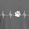 thumbnail image 3 of CafePress - White Paw Beat Men's Comfort Colors® T Shirt - Mens Comfort Colors Shirt, 3 of 5