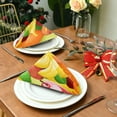 thumbnail image 3 of GZHJMY Cloth Dinner Napkins Lemon Summer Fruit Oversize Kitchen Decor for Cocktail Gathering Housewarming Gift 6 Pack 20" × 20", 3 of 6