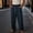 Navy, variant on Mens Casual Pull on Golf Pants Lightweight Suit Dress Pants Loose Fit Pleated Slacks Summer Beach Yoga Trousers Size 3XL Gray