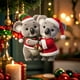 thumbnail image 4 of Colgantes Decorativos de Acrílico 2D con Animales Navideños para Espejo Retrovisor de Coche, Ideales para Decoraciones Navideñas., 4 of 6