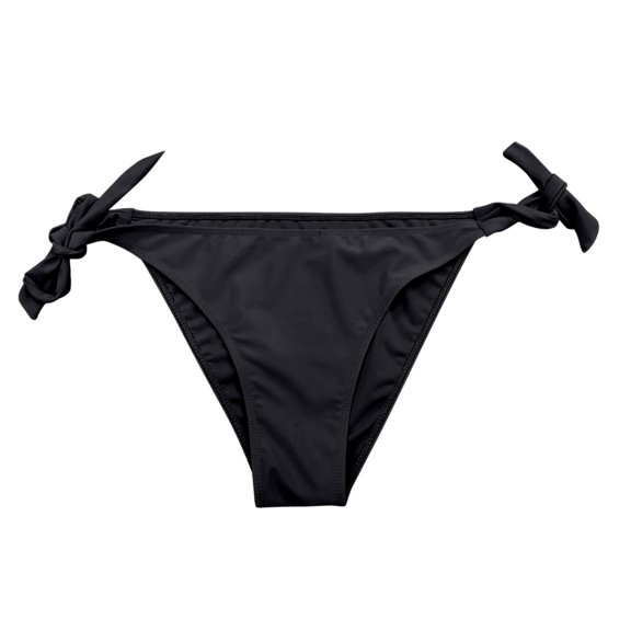 LIIPEE Womens Swimwear Bottoms Summer Casual Solid Color Tie Cheeky Female Pool Beach Party Fashion Soft Breathable Comfortable Sexy Bikinis Swimsuits,L