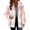 Pink, variant on Admvng Womens Jacket Zipper Plaid Cardigan Tops Coats Plush Fleece Jacket Hooded Winter Coat, Size S-5XL