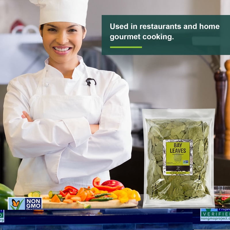Soeos Bay Leaves 16 oz (454g), Bay Leaves Bulk, Bay Leaves Dry, Bay Leaf, Laurel Leaves, Natural Laurel Leaf, Natural Dried Bay Leaf, Dried Bay Leaves, Whole Bay Leaves
