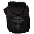 thumbnail image 3 of Pet, Dog  Cat Hoodie Rhinestone, "Warriors Cross", 3 of 7