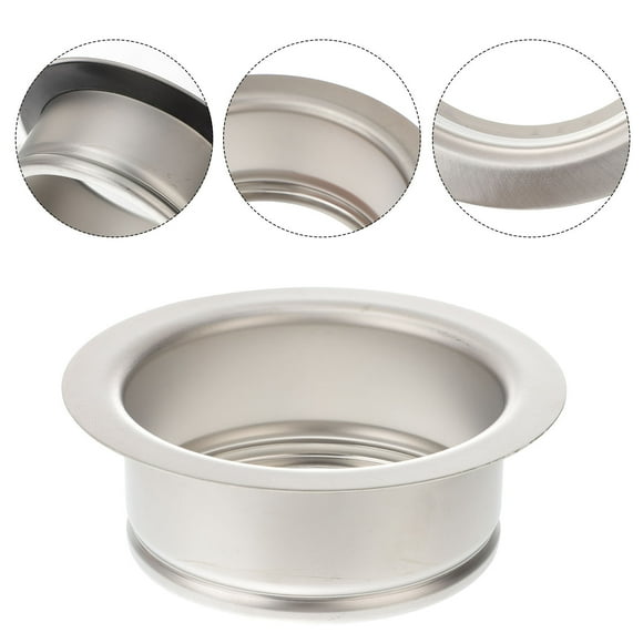Minkissy Kitchen Sink Drain Replacement Kit with Corrosion Resistant Stainless Steel Flange