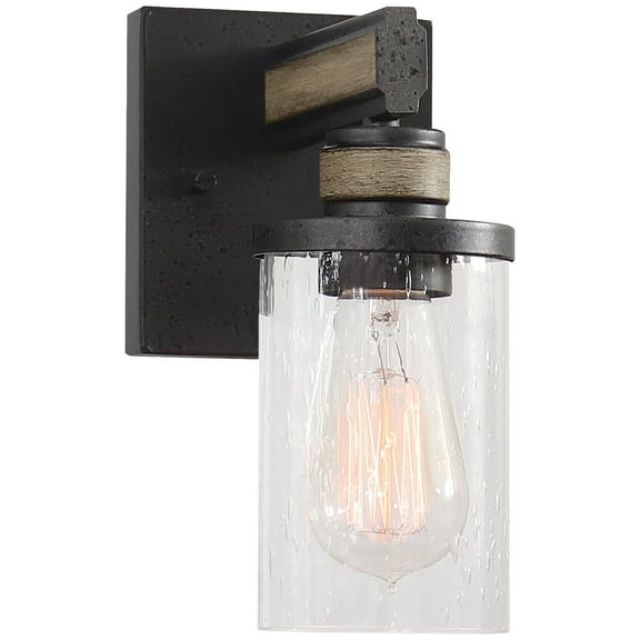 Elk Home 4.5-Inch Wide Beaufort Vanity Light, Transitional, Anvil Iron