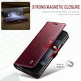thumbnail image 3 of TECH CIRCLE for Galaxy Z Fold 6 Case, PU Leather PU Leather Durable Slim Cover Full Shockproof Protective Kickstand Card Slots Wallet Phone Case for Samsung Galaxy Z Fold 6 7.6 inch 2024,Winered, 3 of 10