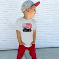 thumbnail image 2 of XFHLMJFF Girl Short Sleeve Tees 4Th Of July Independence Day Kids Boys Toddler America Flag Shirts Patriotic Clothes Summer Tops Size 10-11Y, 2 of 6
