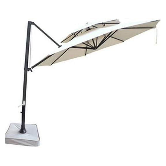 Southern Patio Umbrella Replacement Canopy - UMB-473522 - Two-Tiered Beige Top Cover - Lowe's Exclusive - Water Resistant, UV Treated, CPAI-84 Fire Retardant