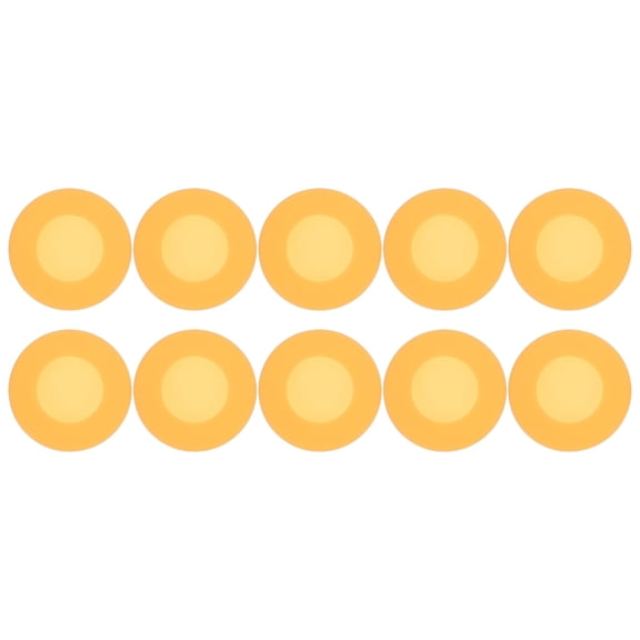 Taxenne 10pcs Silicone Stethoscope Cover Stethoscope Round Protector Cover Stethoscope Replacement Parts for Home Shop Orange