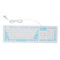 thumbnail image 2 of Foldable Silicone Keyboard, Waterproof Dustproof Waterproof Keyboard  for PC Orange,Blue,Pink, 2 of 7