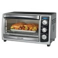 BLACK+DECKER 6Slice Toaster Oven, Black/Silver, TO1675B