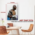 thumbnail image 3 of Floyd Mayweather Canvas Wall Art by DreamController- 16x20 inches Boxing Wall Decor | HD Printed & Wooden framed wall art | Modern Wall Decor for Gift | Kids Room Decor | Made in USA, 3 of 5