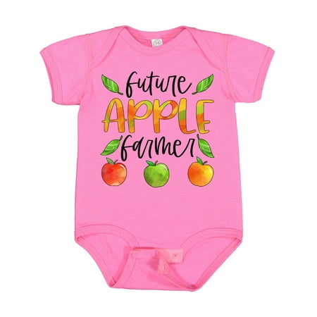 

Inktastic Future Apple Farmer- Apples and Leaves Gift Baby Boy or Baby Girl Bodysuit