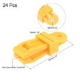 thumbnail image 2 of Unique Bargains 7mm Snap Serrer Coulissant Verrouillage Poignée Store Pince Bâche Clips Jaune 24 Pack, 2 of 5