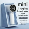 thumbnail image 4 of Handheld Rechargeable Fan Led Digital Display Rechargeable Mini Portable Fan, 4 of 6