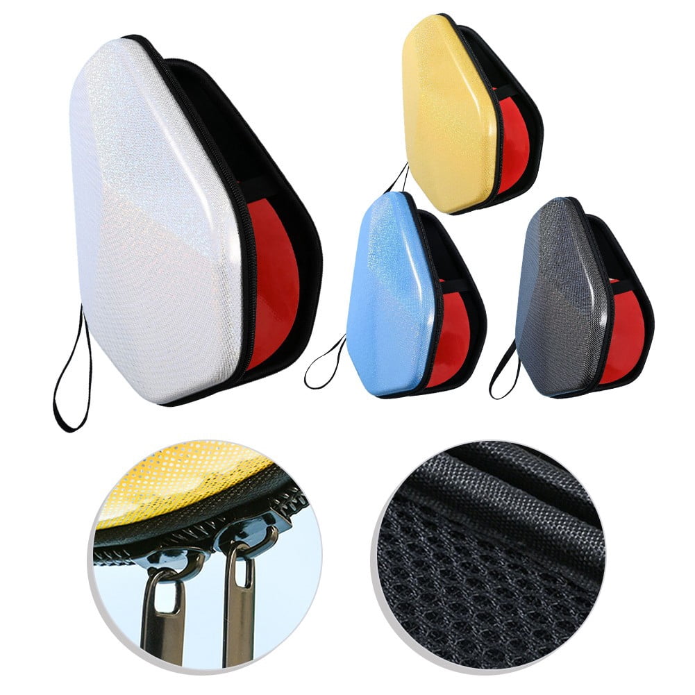 Splihome Table Tennis Racket Bag Eva Hard Shell Table Tennis Paddle Box Case Storage Bag