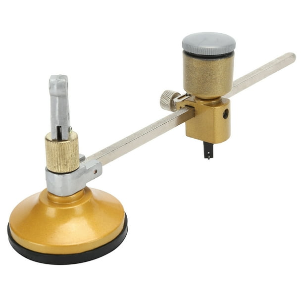 Garosa Glass Cutter Clear Cut Scale Circular Glass Cutter Lightweight Steel Adjustable With Suction Cup For Opening Hole Glass Home Hardware