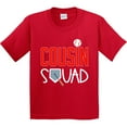 thumbnail image 3 of Inktastic Cousin Squad Baseball and Bat Youth T-Shirt, 3 of 5