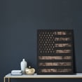 thumbnail image 5 of Sikiie American Flag with Desert Camouflage Print Canvas Decorative Hanging Painting, Anti-shrinkage Hanging Frame, Suitable for Home, Office Wall Decorations, 5 of 6