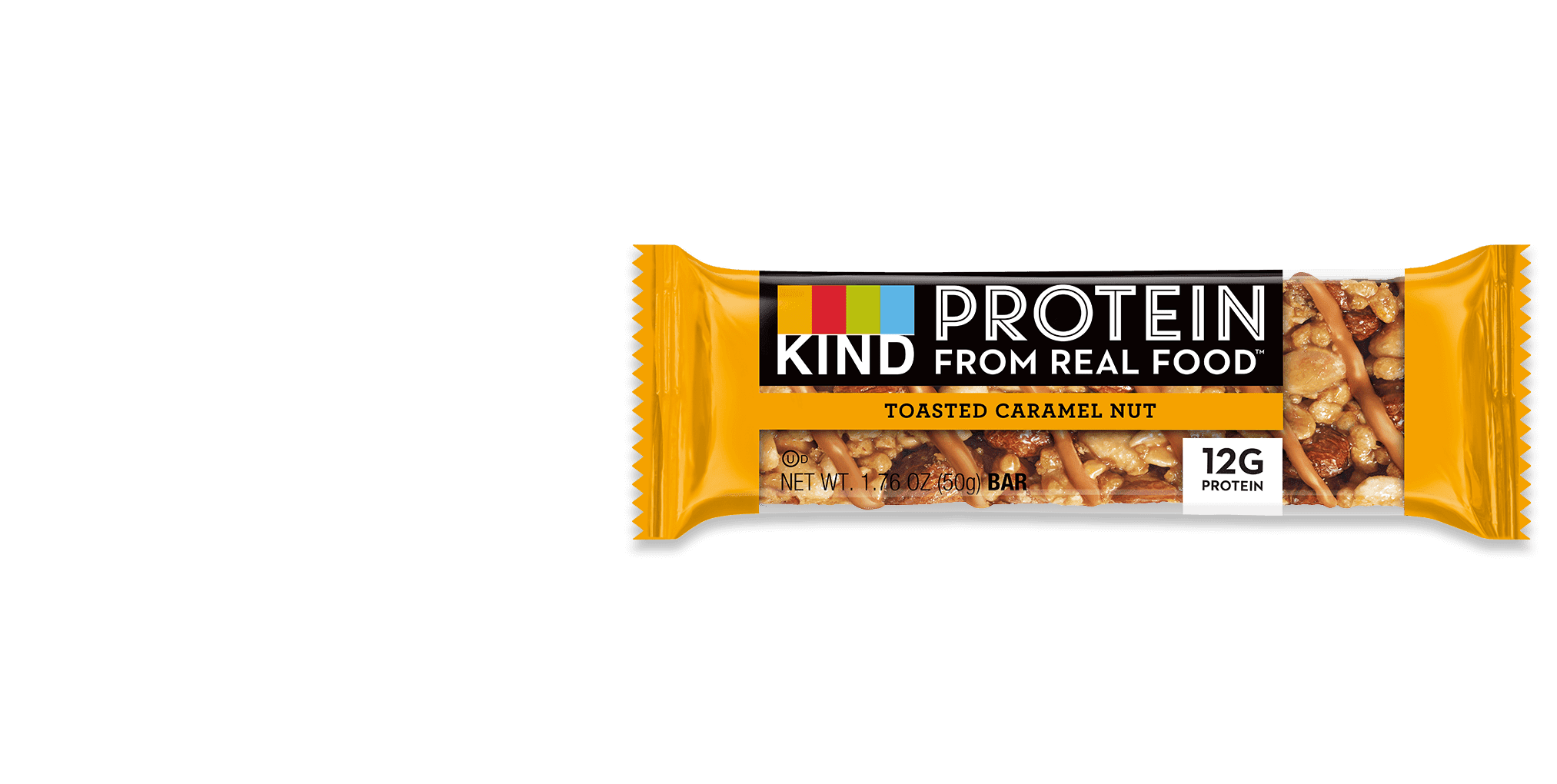 KIND Protein Bar, Toasted Caramel Nut, Gluten Free, 12g Protein, Pack
