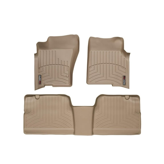WeatherTech Custom Fit FloorLiners compatible with Mercedes ML 55 AMG, ML-Class - 1st & 2nd Row, Tan