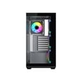 thumbnail image 7 of SAMA SV01 Mid Tower ATX Gaming PC Computer Case Black, 4 Addressable RGB Fans Pre-Installed, Tempered Glass Side Panel, Back Plug Motherboard Design, 7 of 7