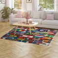 thumbnail image 3 of Flags Of All Countries Of The World-1 Soft Comfy Area Rugs Carpet Suitable Flannel for Living Room Kitchen Bedroom Laundry Room Home Decorations, 3 of 6