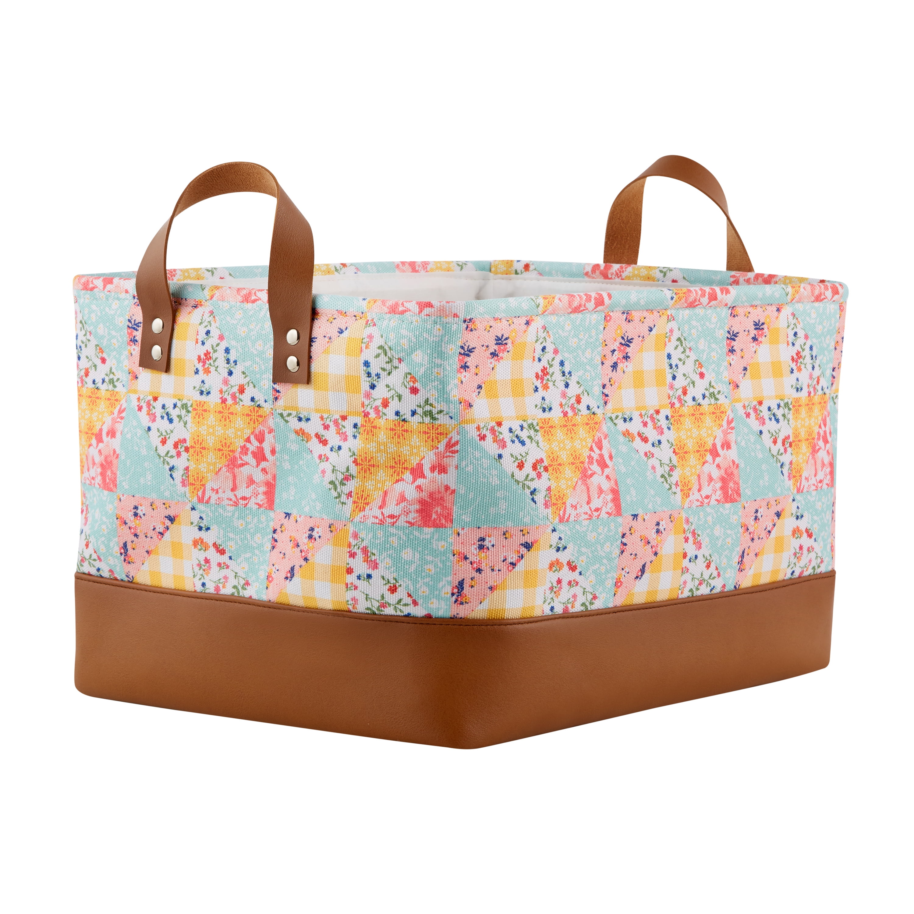 The Pioneer Woman Canvas Storage Basket Walmart Business