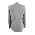 thumbnail image 2 of Calvin Klein Women's Parker Open-Front Blazer (12, Tin), 2 of 2