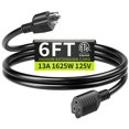 thumbnail image 1 of Cable de extensión Seeklyze 1,8 m 13 A 125 V de 3 patas para interior, 1 of 7